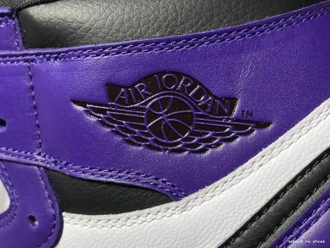 Cheap 1 Jordan Court Purple 555088-500 Air High OG 0607